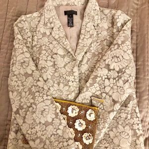 Jcrew Beaumont Lace Blazer